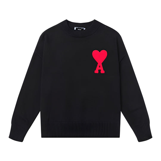 Aurélia - Sweat femme avec cœur brodé