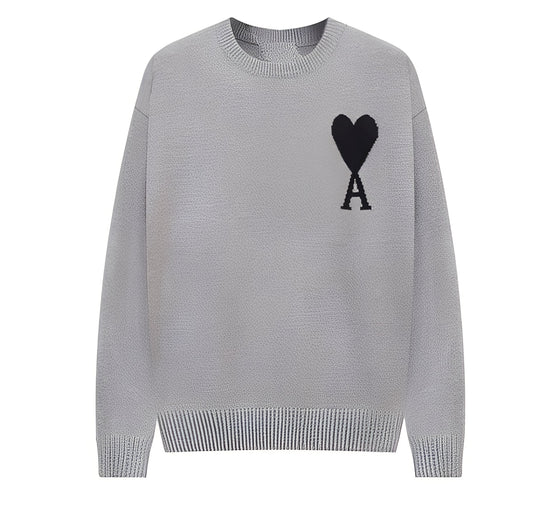 Aurélia - Sweat femme avec cœur brodé