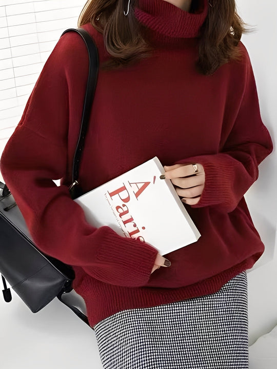 Yvette - Pull col roulé en cachemire pour femmes