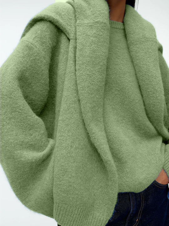 Caelie - Pull en cachemire épais et décontracté pour femmes