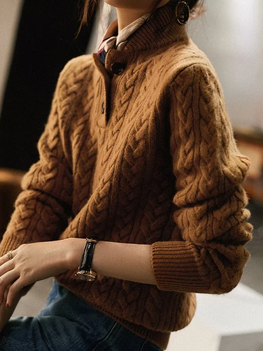 Alice - Magnifique Pull Col Roulé