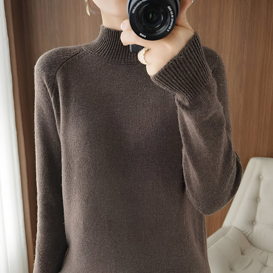 Ulyssa - Pull col roulé élégant en cachemire pour femmes