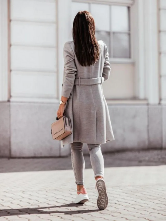 Trench-coat élégant et ajusté pour femme - Collection Automne