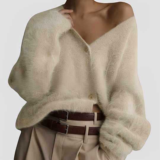 Lavena - Pull oversize en cachemire doux pour femmes