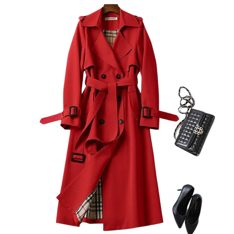 Trench-coat élégant pour femmes - parfait pour l'automne, intemporel et léger