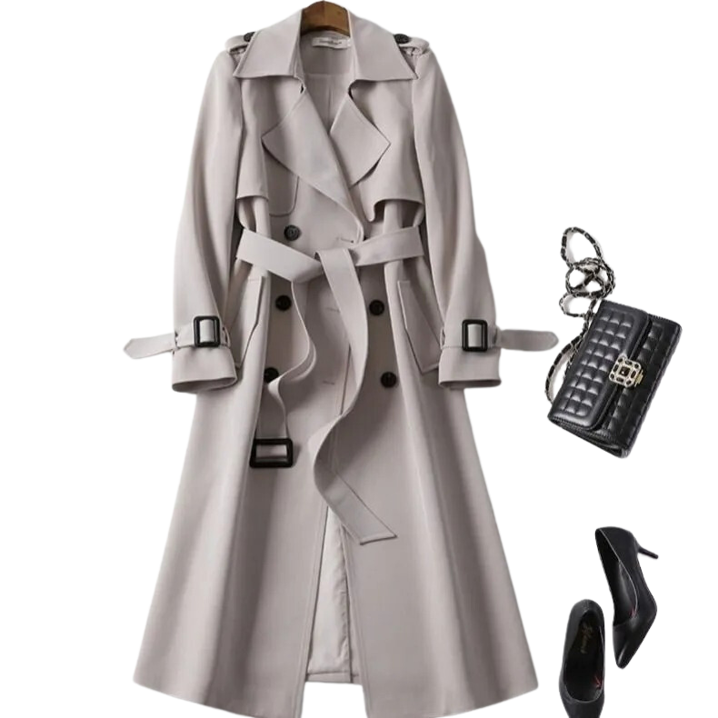 Trench-coat élégant pour femmes - parfait pour l'automne, intemporel et léger