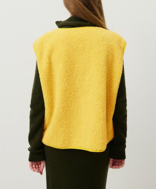 Gilet Femme Sans Manches – Boutonné, Doux et Confortable pour l'Automne