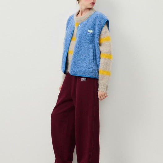 Gilet Femme Sans Manches – Boutonné, Doux et Confortable pour l'Automne