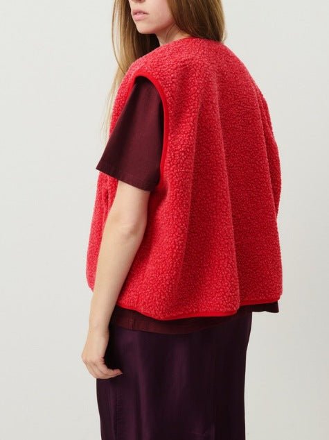 Gilet Femme Sans Manches – Boutonné, Doux et Confortable pour l'Automne