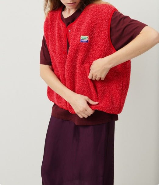 Gilet Femme Sans Manches – Boutonné, Doux et Confortable pour l'Automne