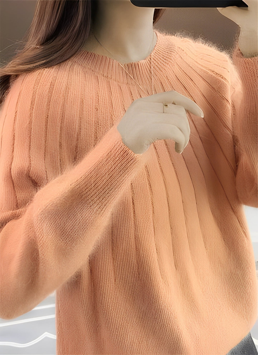 Cornelia - Pull en cachemire pour femmes, coupe décontractée